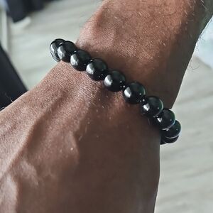 Black Onyx Beaded Bracelet